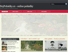 Tablet Screenshot of nejpohadky.cz